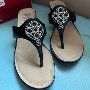 Impo “Renata” black sandals, 8.5, EUC